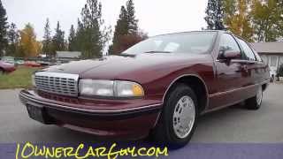 1991 Chevrolet Caprice V8 Start Up Test Drive Review Video 2 [upl. by Merkley]