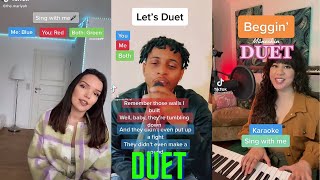 Sing With Me  Duet TikTok Music Challenge 🎶 [upl. by Alakim]