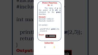 power function in censolutions5210 coding clanguage squareroot clanguageforbeginners [upl. by Sherm]