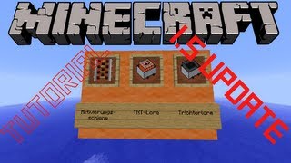 Minecraft 15 Update Tutorial  Aktivierunggschiene TNTLore amp Trichterlore Deutsch  HD [upl. by Symon]