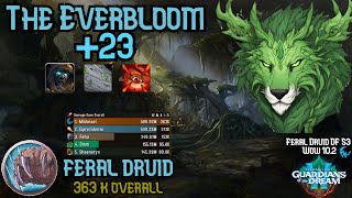 M23 Everbloom  Feral Druid  363k Overall  Dragonflight Season 3  WoW 102 [upl. by Trueblood]