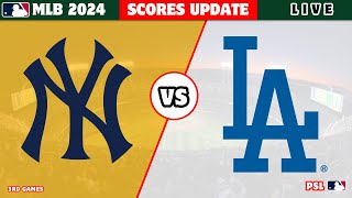 New York Yankees vs Los Angeles Dodgers  World Series 2024  MLB Live Score Update today [upl. by Mills]