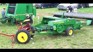 Amish Baling Hay Without Engine Power [upl. by Gathers]