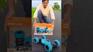 Double Sided RC Stunt Car  Remote Control Stunt Toy Car Unboxing amp Testing [upl. by Danyette]