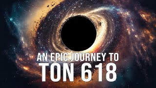 Take an Epic Journey to Ultra Massive Black Hole TON 618 [upl. by Hadeehsar]