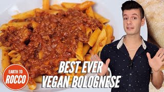 Best EVER Vegan Bolognese Recipe [upl. by Ahseral]