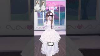 Barbie or Bratz dresstoimpress roblox shorts [upl. by Reema]