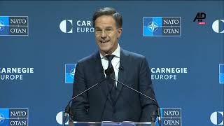 NATO chief calls on allies to increase defence spending to prevent war [upl. by Rosalba379]