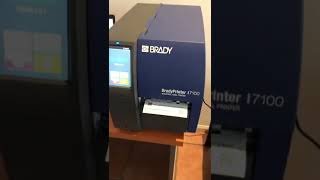 Print your own Traffolyte label with Brady i7100 printer [upl. by Ojiram]