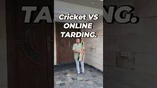 Online Trading vs Cricket rules stockmarket [upl. by Eimarrej]