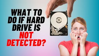 What to Do if Hard Drive is Not Detected [upl. by Etnoid]