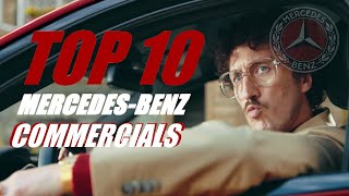 TOP 10 MERCEDESBENZ COMMERCIALS FUNNY ROMANTIC AND CLEVER [upl. by Aihsekan]