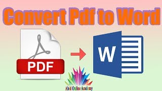 How to convert pdf to word documents Urdu amp Hindi [upl. by Korie]