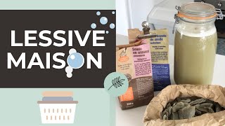 DIY  LESSIVE MAISON 🧺  Naturelle écologique et économique 🌿 [upl. by Mignonne881]