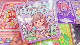 Stickers journaling 🎁unboxing cute kawaii sticker🌈 Immersive ASMR bullet journal  Ep17 [upl. by Newell283]