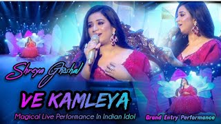 Shreya Ghoshal  Ve Kamleya  Magical 🪄 ✨ Performance In Indian Idol 14 Grand Finale ❤️ [upl. by Akinet286]