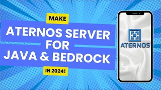 How To Make Aternos Server For Java and Bedrock Easy Tutorial [upl. by Netsrik]