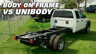 BODY ON FRAME VS UNIBODY  Motoring TV Classics [upl. by Noisla]