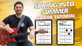 Spring Into Summer Lizzy McAlpine Guitar Tutorial [upl. by Northrup519]