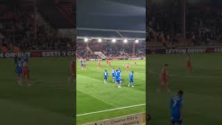 Peterborough Utd celebrate their first goal of the game football [upl. by Benton]