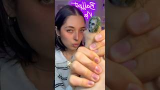 Trimming my toenail hair 🫶 nails nailart naildesign gelnails pedicure [upl. by Nimzaj]