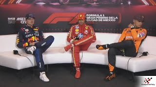 PostQualifying Press Conference Mexico City Grand Prix 2024 [upl. by Ridglee]