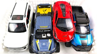 BOX FULL OF Diecast Cars  Toyota Yaris Honda Civic Porsche GTR Rolls Royce Mercedes BenzBus [upl. by Darrey]