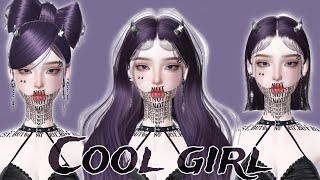 ZEPETO face tutorial girl  bad girl  Korean girl [upl. by Jill257]