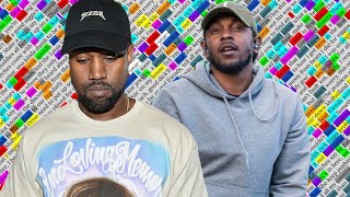 Kanye West amp Kendrick Lamar No More Parties in LA  5K Sub Special  Rhyme Scheme Highlighted [upl. by Durrett477]