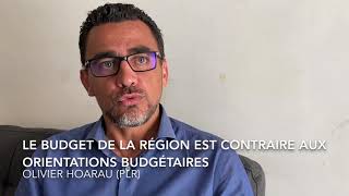 Olivier Hoarau PLR  le budget régional pose question [upl. by Nosnek]