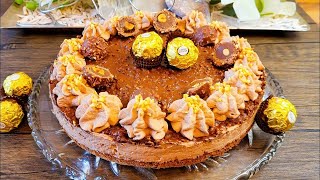 Beste Ferrero Rocher Torte  schnell und einfach 🤤 schokoladig lecker [upl. by Ahsikahs819]