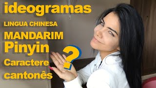 LINGUA CHINESA MANDARIM Pinyin Caracteres ideogramas cantonês qual é a Diferença [upl. by Ted71]