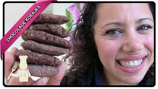 Chocolade koekjes RECEPT 22  GEZONDHEIDSGOEROE [upl. by Chisholm]