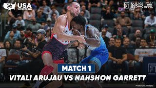 Vitali Arujau vs Nahshon Garrett  2023 Final X Round 1 [upl. by Crockett]