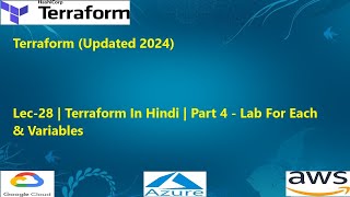 Lec28  Terraform In Hindi  Part 4  Lab For Each amp Variables [upl. by Semela]