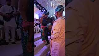 See how Eniola Badmus and Kolade Onanuga rocks K1s stage at Rotimi Ajanaku Dads burial [upl. by Feucht]