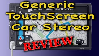 Generic Touch Screen Car Stereo Review 7010B 7012B 7018B [upl. by Ardnasirk]