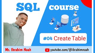 04 create table in sql انشاء جدول [upl. by Ahseit]