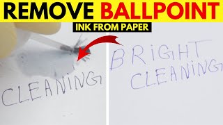 6 Simplest Ways to Remove Ball Pen Ink from Paper Without Damaging the Paper [upl. by Stavro860]