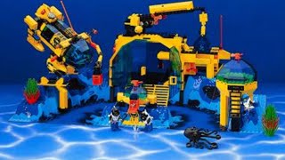 Live Build of Lego Classic 1995 Aquanauts Neptune Discovery Lab set 6195 [upl. by Nelra521]