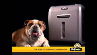 Fellowes Toughest Critic Paper Shredder Commercial [upl. by Ardena799]