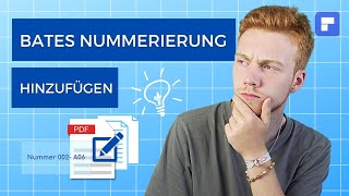 So fügen Sie BatesNummern zu PDF hinzu in Windows  Bates Nummeriurung [upl. by Gnilsia256]