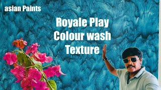 royale play colour wash Texture asianpaint rameshstar4200 [upl. by Yelnek]