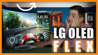 LG OLED Flex  Cet Écran est Juste Incroyable Tu vas être Bouche Bée   Flexible tv FR [upl. by Nahtnhoj]