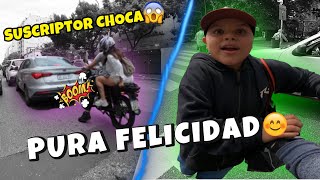 INCREIBLE REACCION DE ÉSTE NIÑO AL VERME😭suscriptor me saluda y choca Observaciones Diarias 205 [upl. by Akimal]