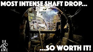 The Most Intense Shaft Drop Ever ITS WORTH IT UK Abandoned Mine Explore [upl. by Eetnwahs541]