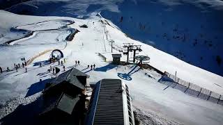 Andorra  Canillo  Grandvalira Skiing  Aerial  Drone video 4K  DJI [upl. by Adelheid84]