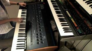 Oberheim OBXa Unison Lead  delay [upl. by Hebel662]