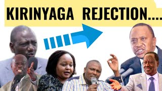 Tension as Ruto rejected in Kirinyaga today francisgaitho politics watch subcribe sharemarket [upl. by Alyn128]