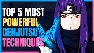 NARUTO Top 5 Most Powerful Genjutsu Technique  Naruto [upl. by Bollinger]